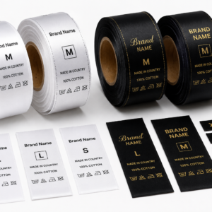 Etiquetas Textiles de Satín Personalizadas